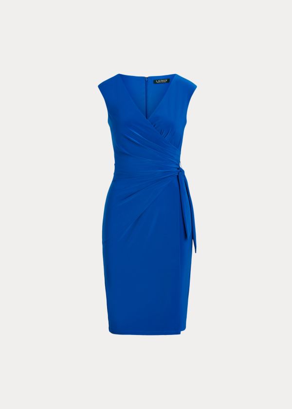 Women's Ralph Lauren Jersey Wrap-Style Dresses | 285493HSL